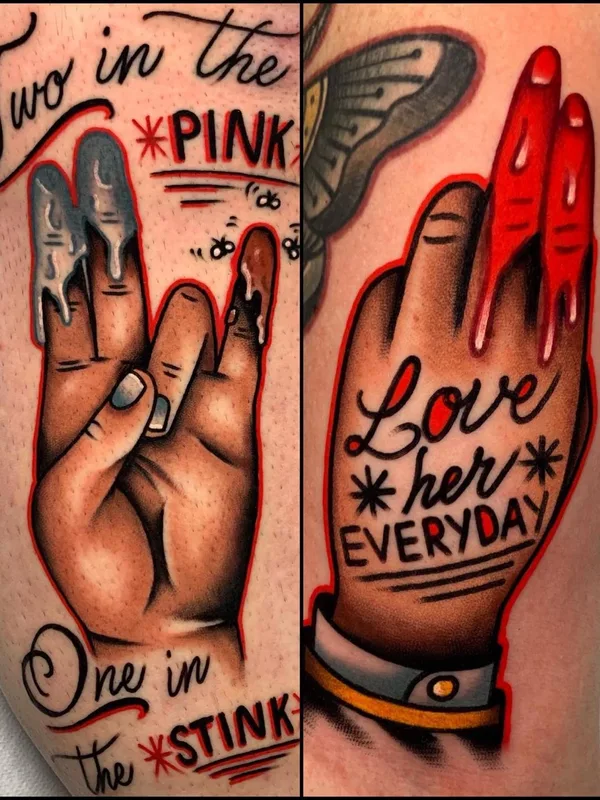 Old School tattoo by Andrea Veronesi in Giussano