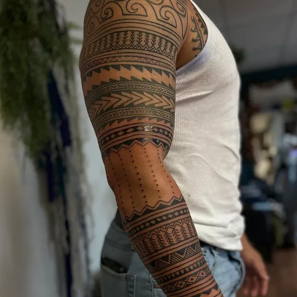 Ornamental tattoo by Ayla Roda in Baltimore