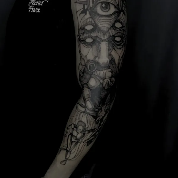 whipshading tattoo by Ольга Тимичева in Beograd