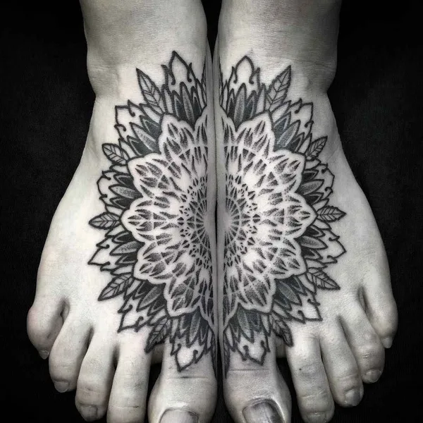 Ornamental tattoo by Noksi in Bordeaux