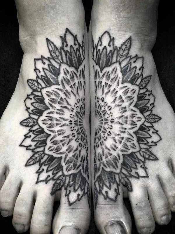 Ornamental tattoo by Noksi in Bordeaux