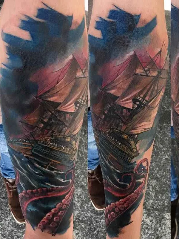 color illustrative Tatuagem em forearm #3576 | Tatuador Valerio Sarpetti