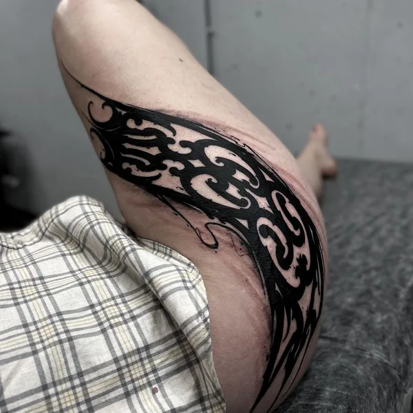 Lettering tattoo by Алексей Бойко in Saint Petersburg