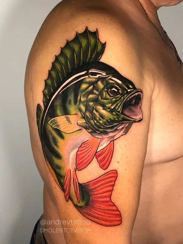 male color realism татуировка на shoulder #45652 | Тату мастер Андрей Смоленцев