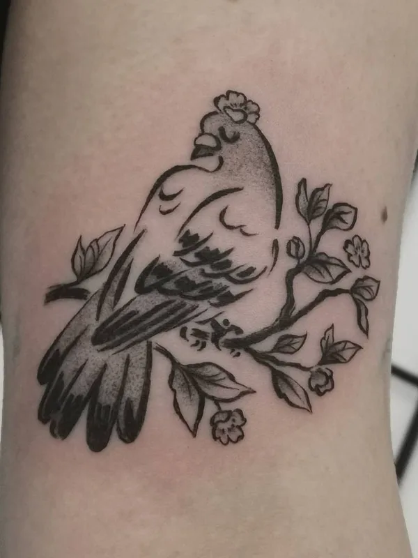 black and grey sketch tattoo on forearm #45694 | Tattoo Artist Eva Rose