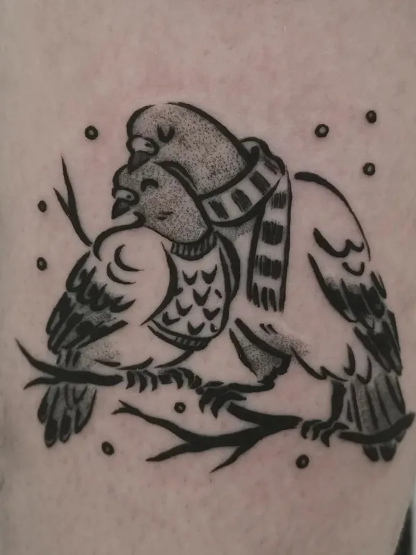 black and grey blackwork tattoo on forearm #45686 | Tattoo Artist Eva Rose