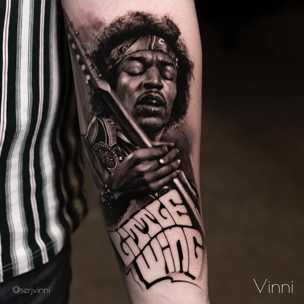 Portrait tattoo by Сергей Vinni in Moscow