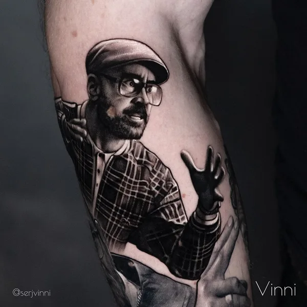 Portrait tattoo by Сергей Vinni in Moscow