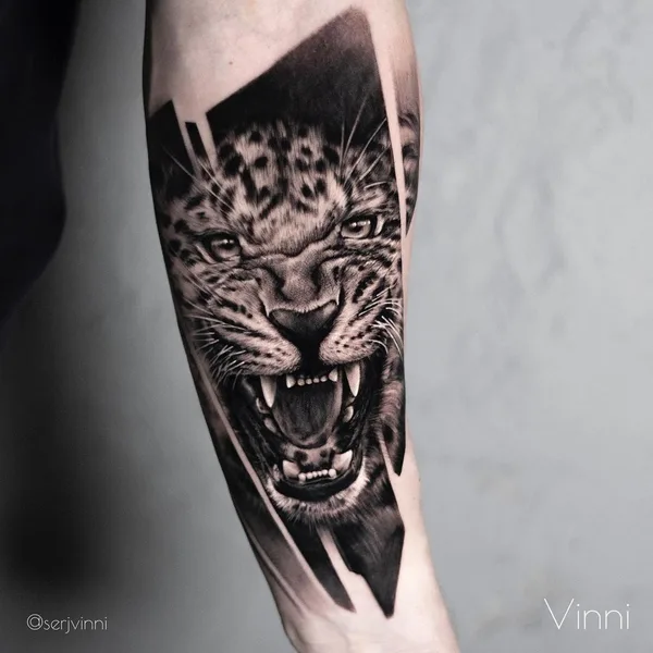 Portrait tattoo by Сергей Vinni in Moscow