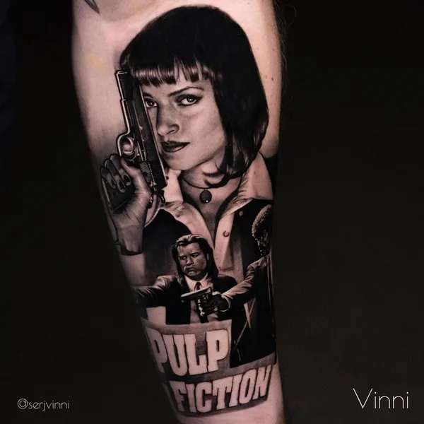 Portrait tattoo by Сергей Vinni in Moscow