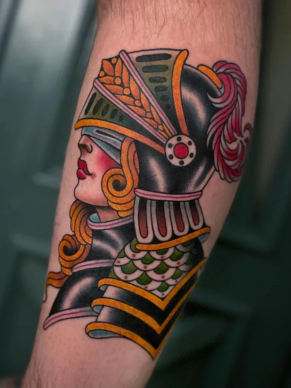color traditional татуировка на forearm #45724 | Тату мастер Марина Гончарова