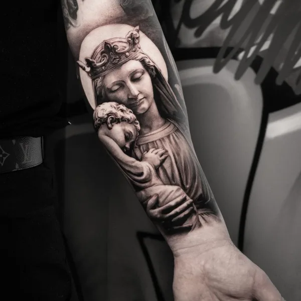 Реализм tattoo by Maksim Primo in Краснодар