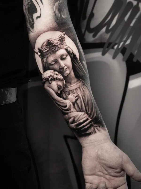 Реализм tattoo by Maksim Primo in Краснодар