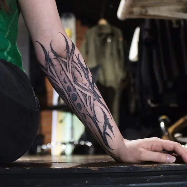 Леттеринг tattoo by Сергей Murdoc in Санкт-Петербург