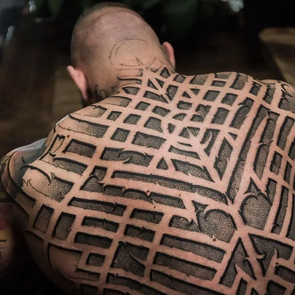 Леттеринг tattoo by Сергей Murdoc in Санкт-Петербург