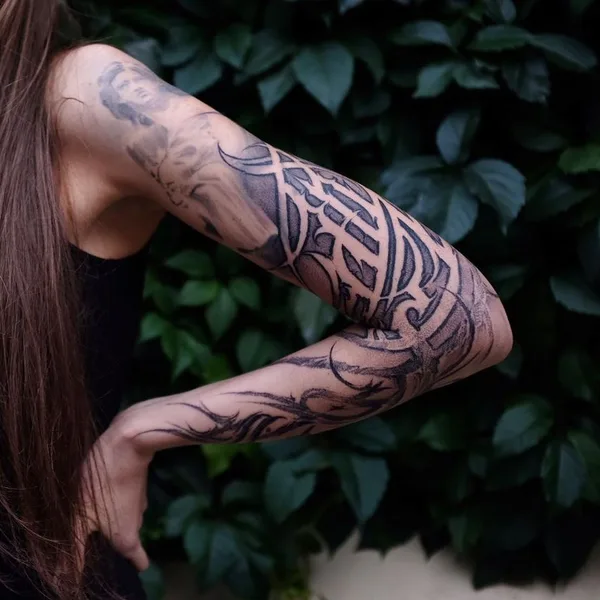 Леттеринг tattoo by Сергей Murdoc in Санкт-Петербург