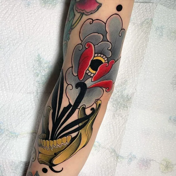 Neo Traditional tattoo by Александр Николаев in Saint Petersburg