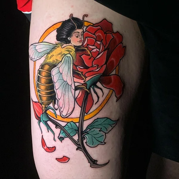 Neo Traditional tattoo by Александр Николаев in Saint Petersburg
