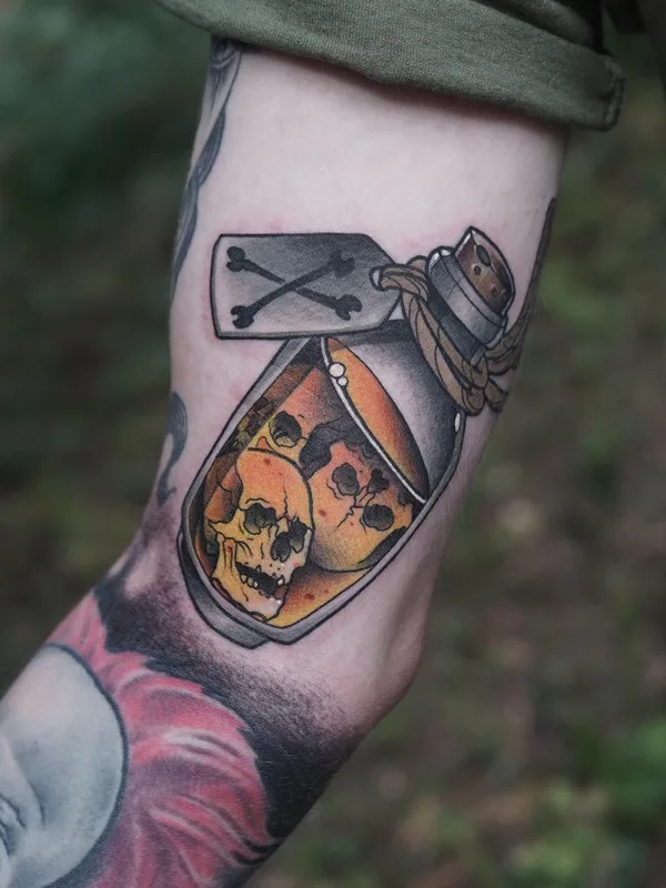 color neo traditional 타투 부위 forearm #45800 | 타투이스트 Андрей Малафеев