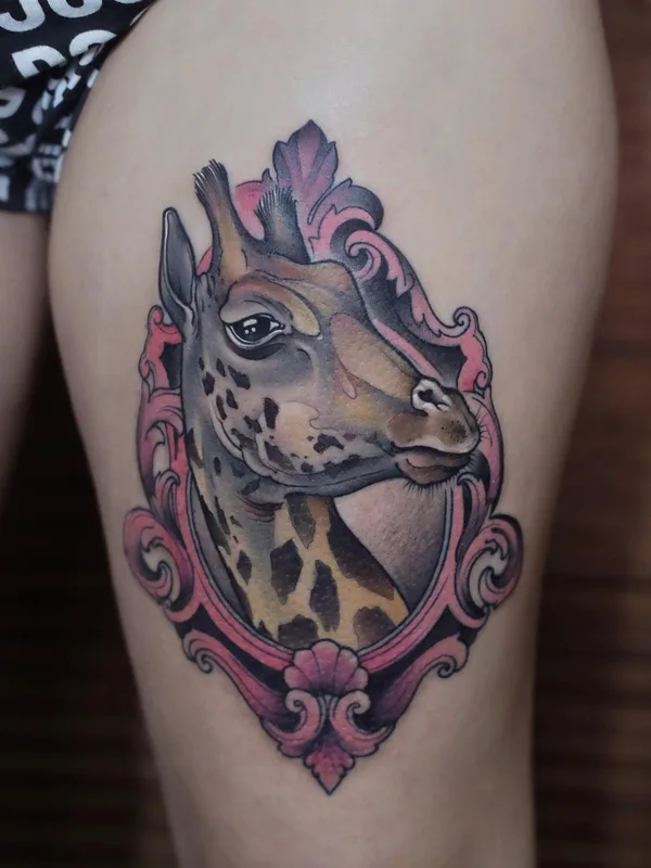 color realism 타투 부위 thigh #45798 | 타투이스트 Андрей Малафеев
