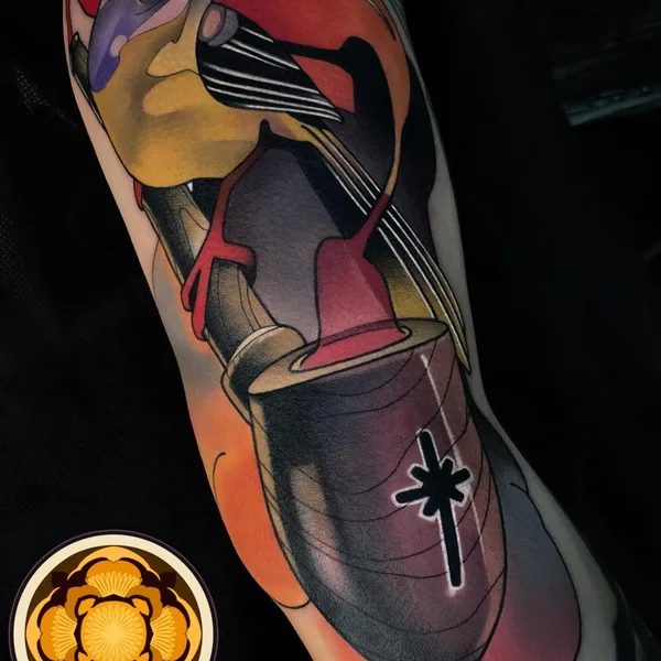 Neo Traditional tattoo by Даниил Погорелов in Челябинск