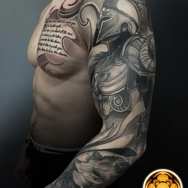 Neo Traditional tattoo by Даниил Погорелов in Челябинск