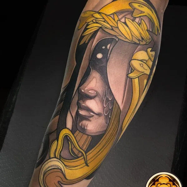 Neo Traditional tattoo by Даниил Погорелов in Челябинск