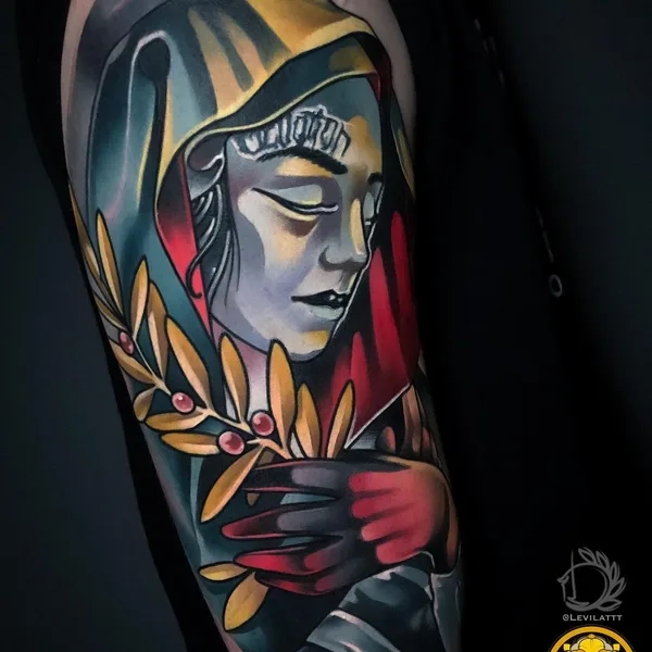 Neo Traditional tattoo by Даниил Погорелов in Челябинск
