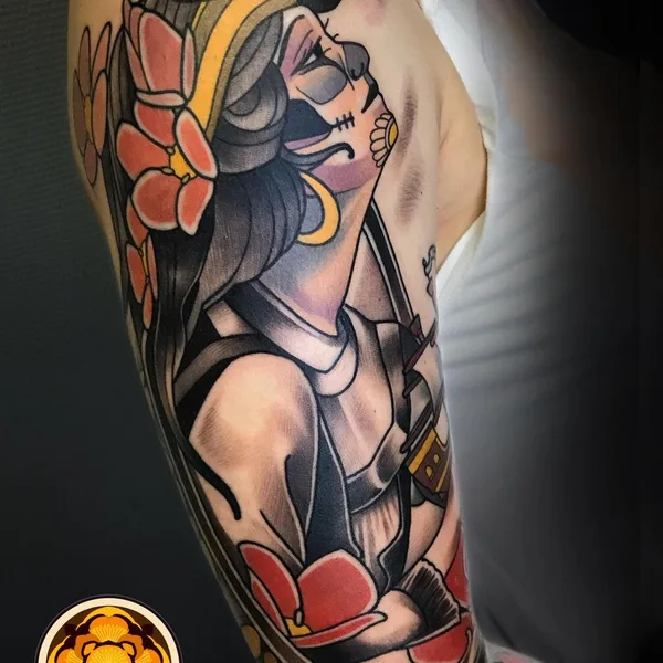 Neo Traditional tattoo by Даниил Погорелов in Челябинск