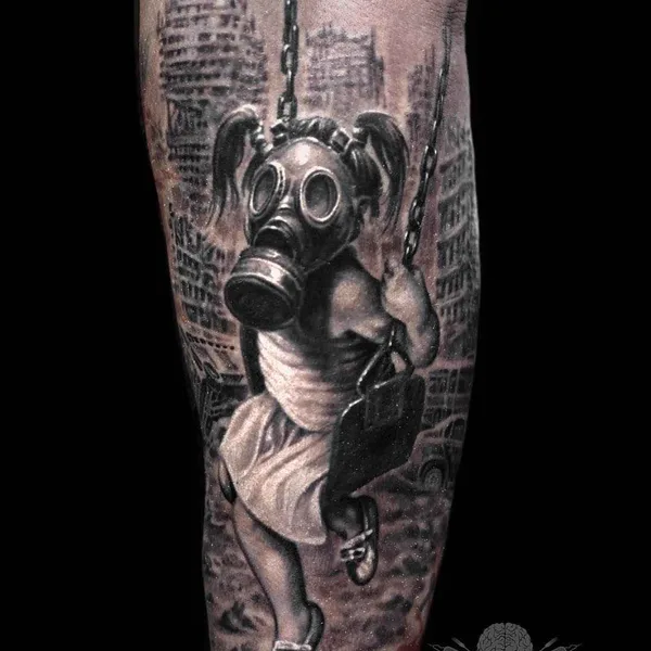 Realism tattoo by Javier Antunez in Hialeah