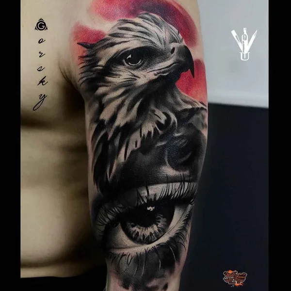 Авторская tattoo by Damian Gorski in London