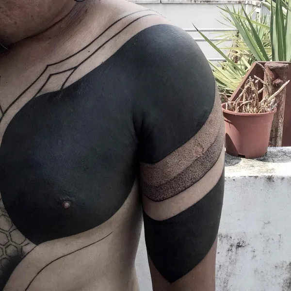 Ornamental tattoo by Chester Lee (Oddtattooer) in Singapore