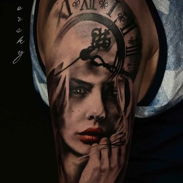 Авторская tattoo by Damian Gorski in London