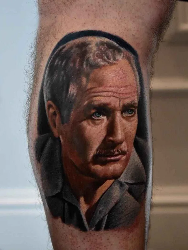 color realism tattoo auf calf #9731 | Tätowierer Veronica Imbo