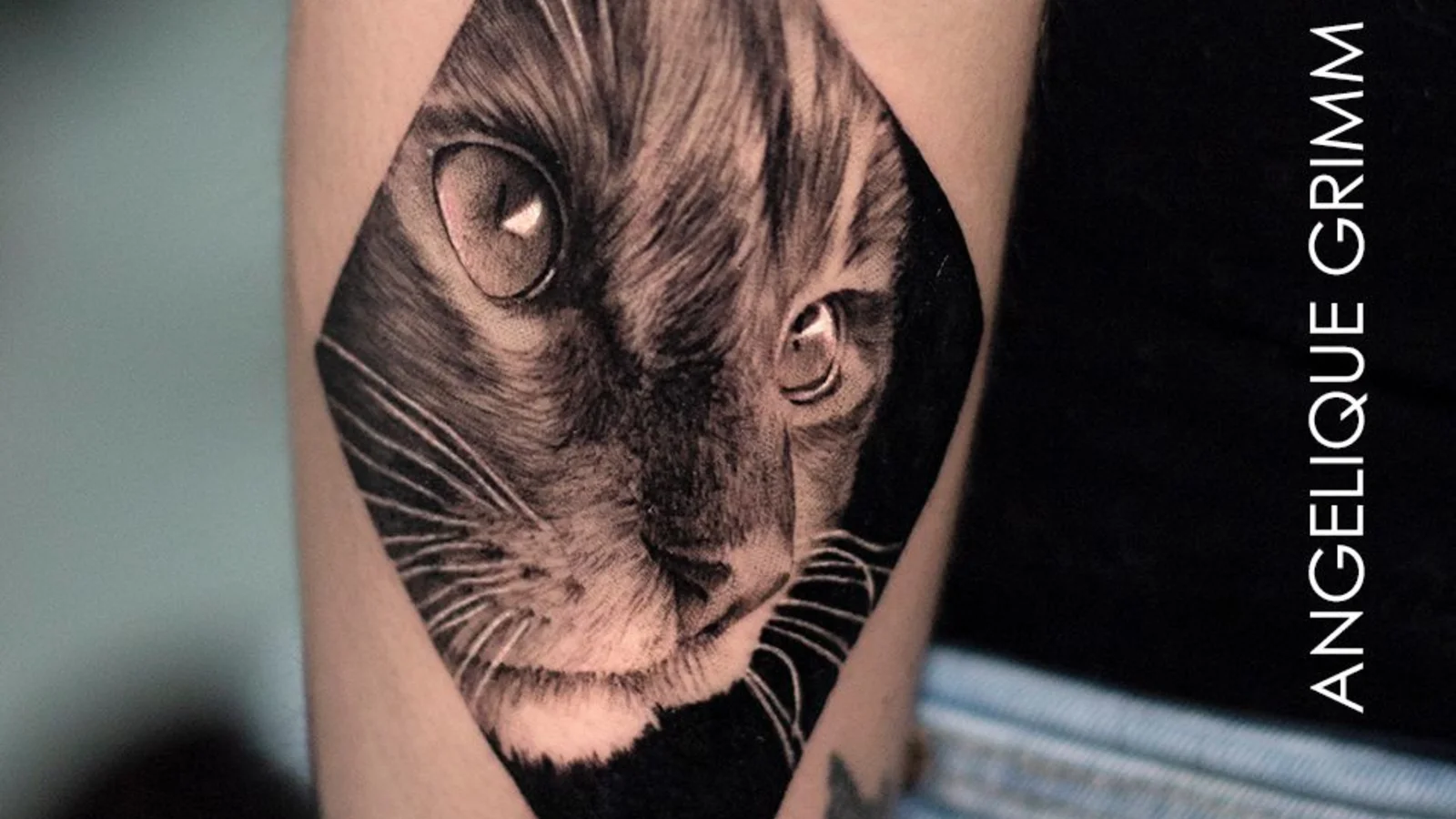 Pets in wonderful tattoos by Angelique Grimm