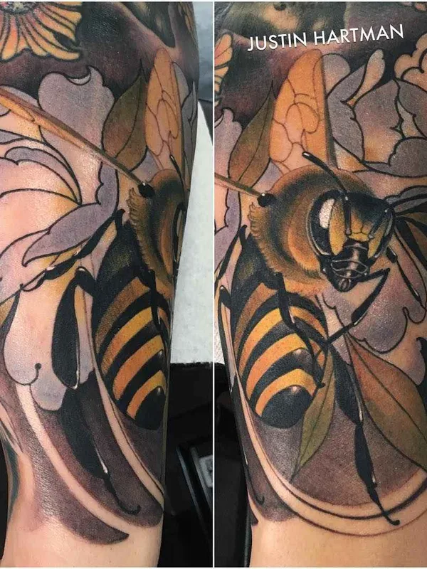 color japanese tatuaje en forearm #1280 | Tatuador Justin Hartman