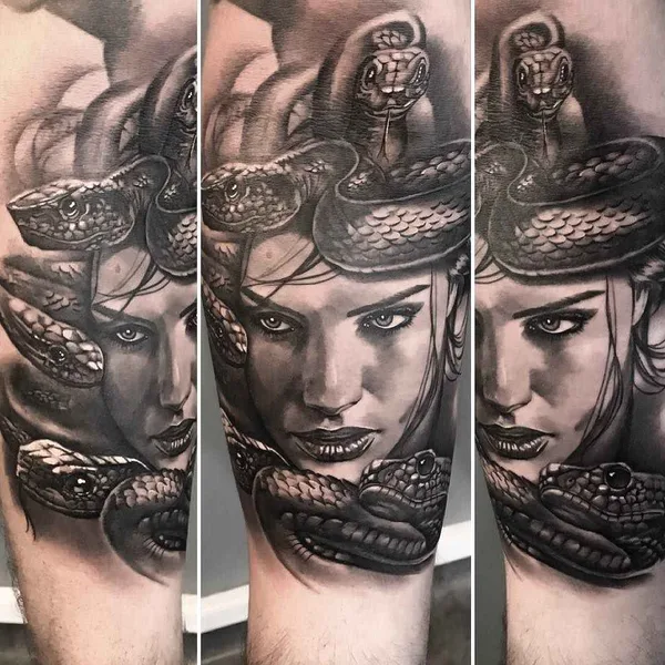 Realism tattoo by Massi Novecento in Grumello del Monte