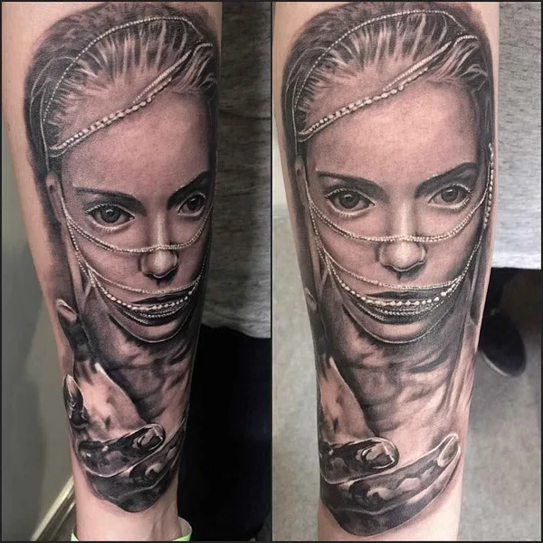 Реализм tattoo by Mauro Amaral in Portimão
