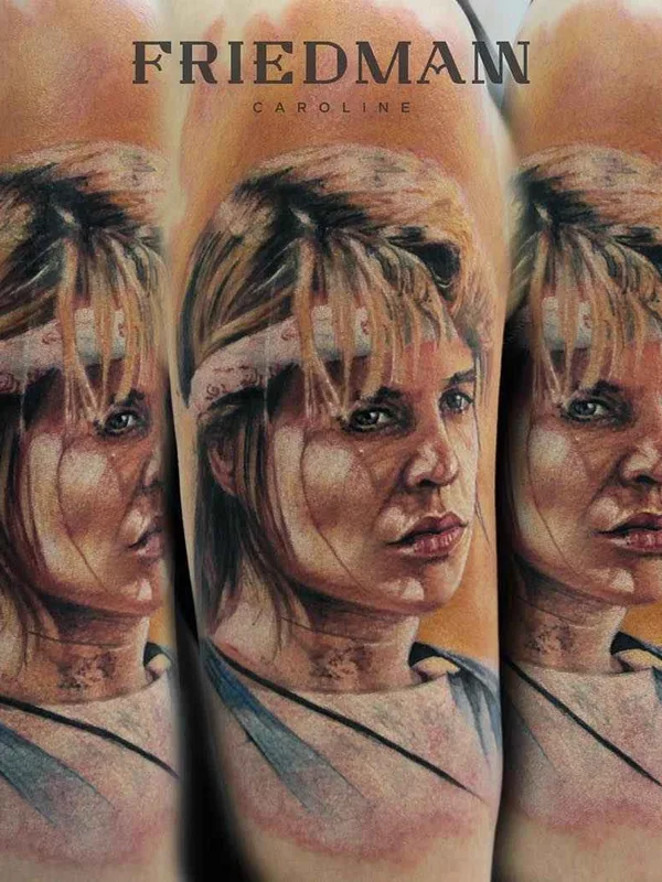 female color realism татуировка на forearm #2737 | Тату мастер Каролина Фридман