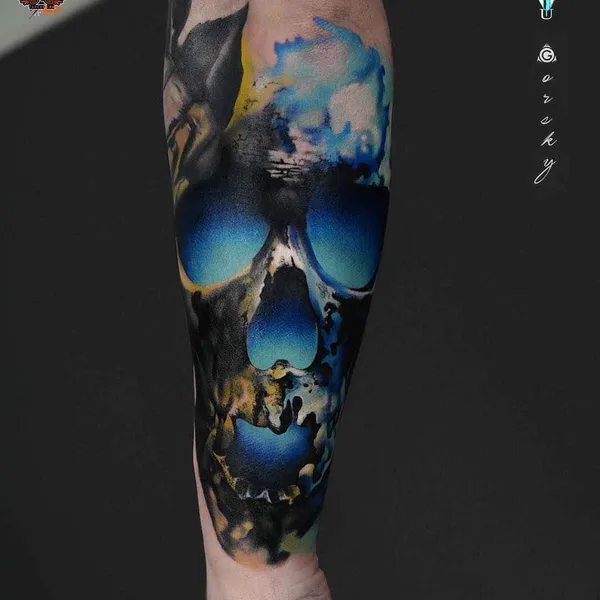 Авторская tattoo by Damian Gorski in London