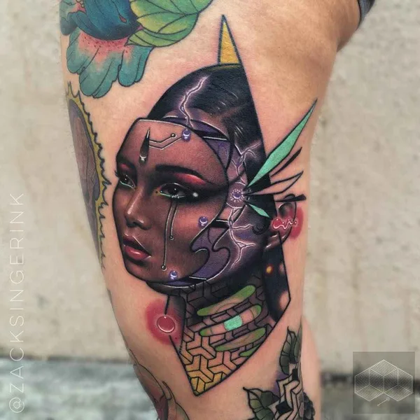 Realism tattoo by Zack Singer in Dallas