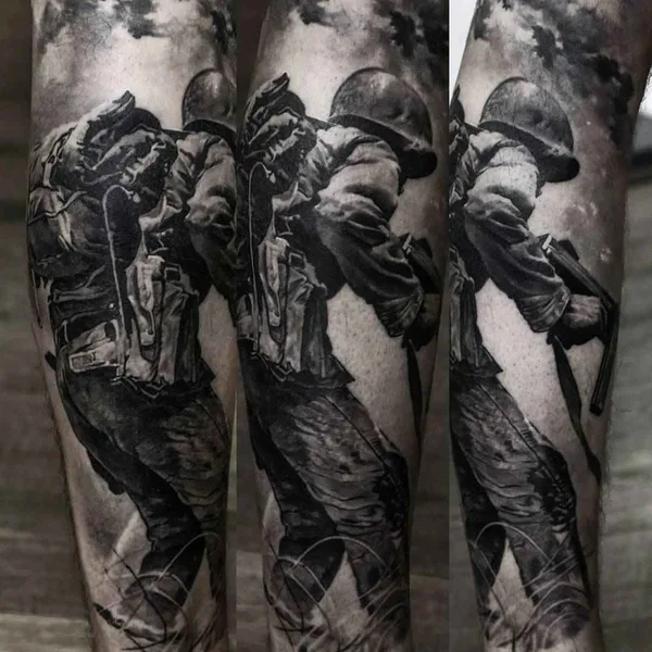Realism tattoo by Domantas Parvainis in Šiauliai