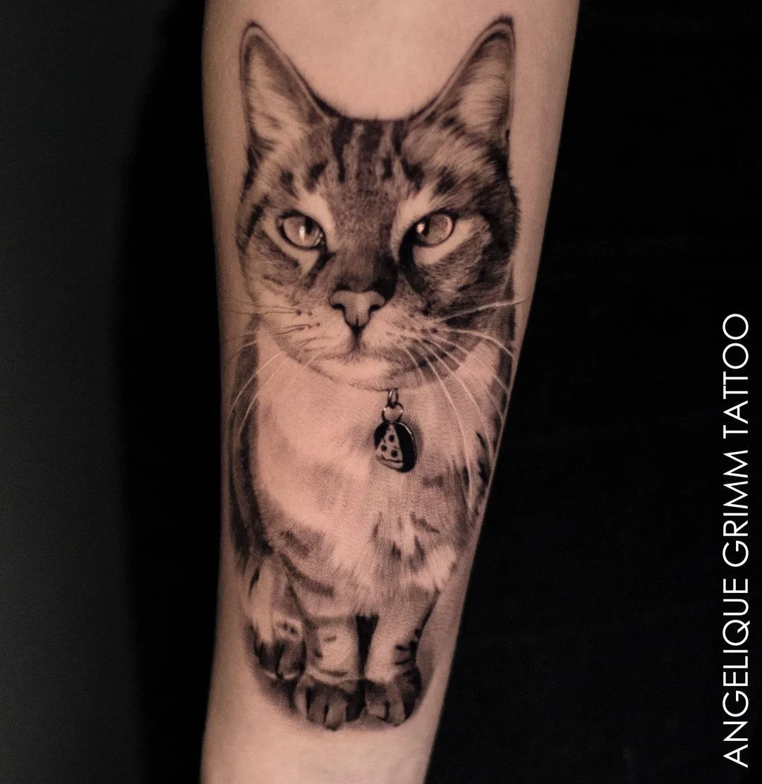 Pets in wonderful tattoos by Angelique Grimm - image 14