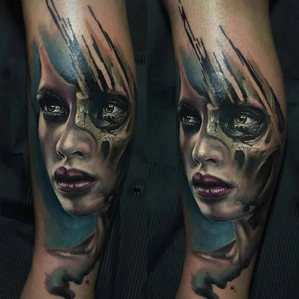 Realism tattoo by Charles Huurman in Valencia