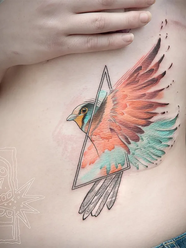 Акварель tattoo by Chris Rigoni in Perth