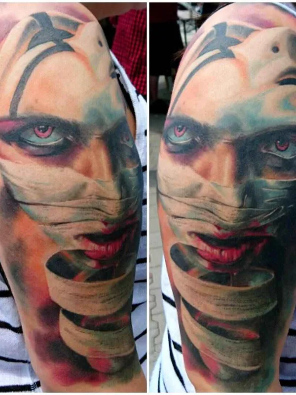 color realism татуировка на upper arm #1489 | Тату мастер Макс Корнев