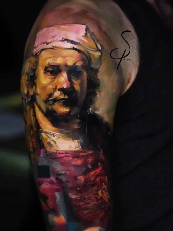 Realism tattoo by Samuel Potucek in Bratislava