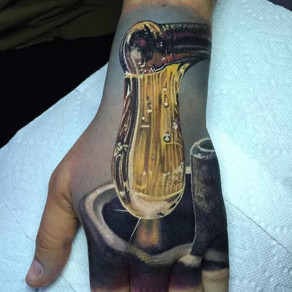 Portrait tattoo by Steve Butcher in Corona