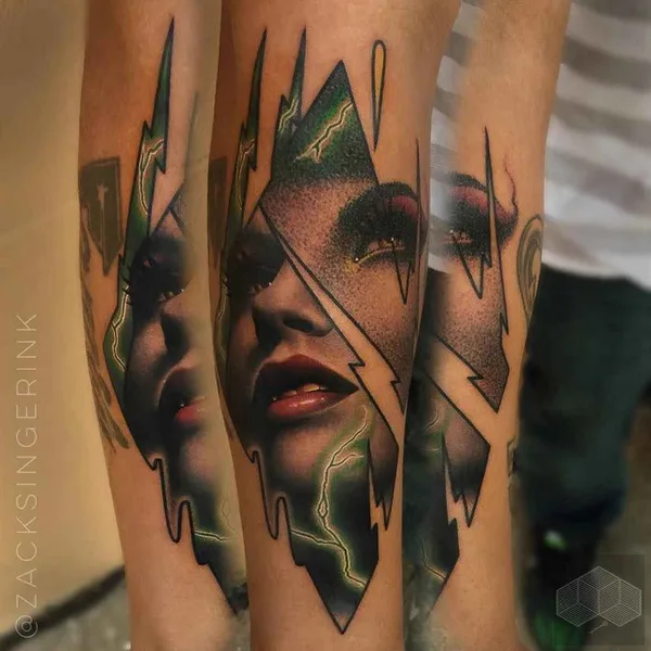 Realism tattoo by Zack Singer in Dallas