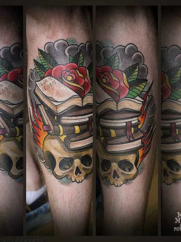 color neo traditional tatouage sur forearm #3485 | Artiste tatoueur Мурад Аракелян